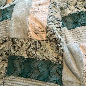 Sew sweet minky blanket approximately 60x80”